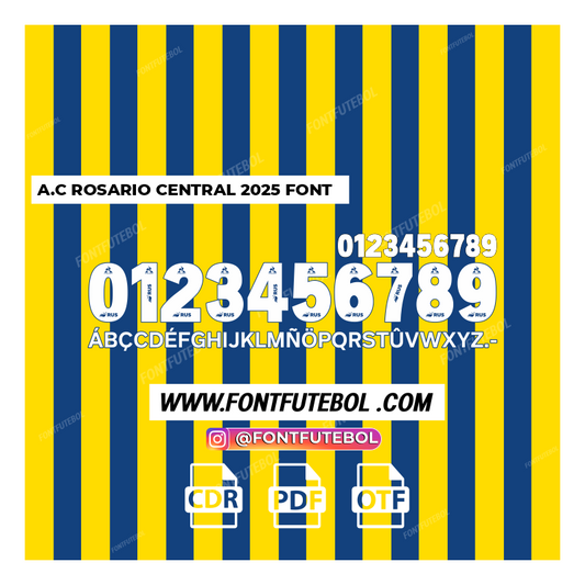 AC ROSARIO CENTRAL 2025 FONT