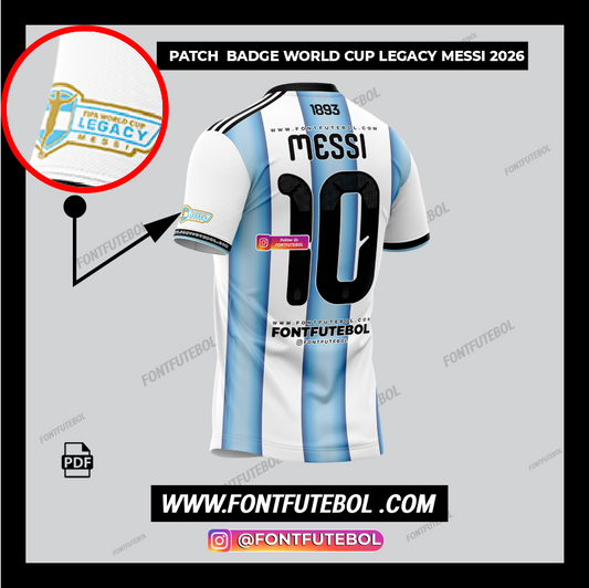 PATCH BADGE WORLD CUP USA LEGACY MESSI 2026