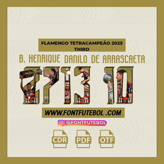 FLAMENGO THIRD TETRACAMPEÃO 2025