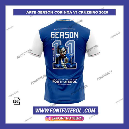 ARTE GERSON CORINGA V1 CRUZEIRO 2025/2026
