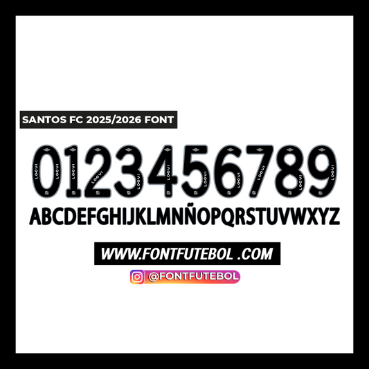 SANTOS FC 2025-2026 FONT