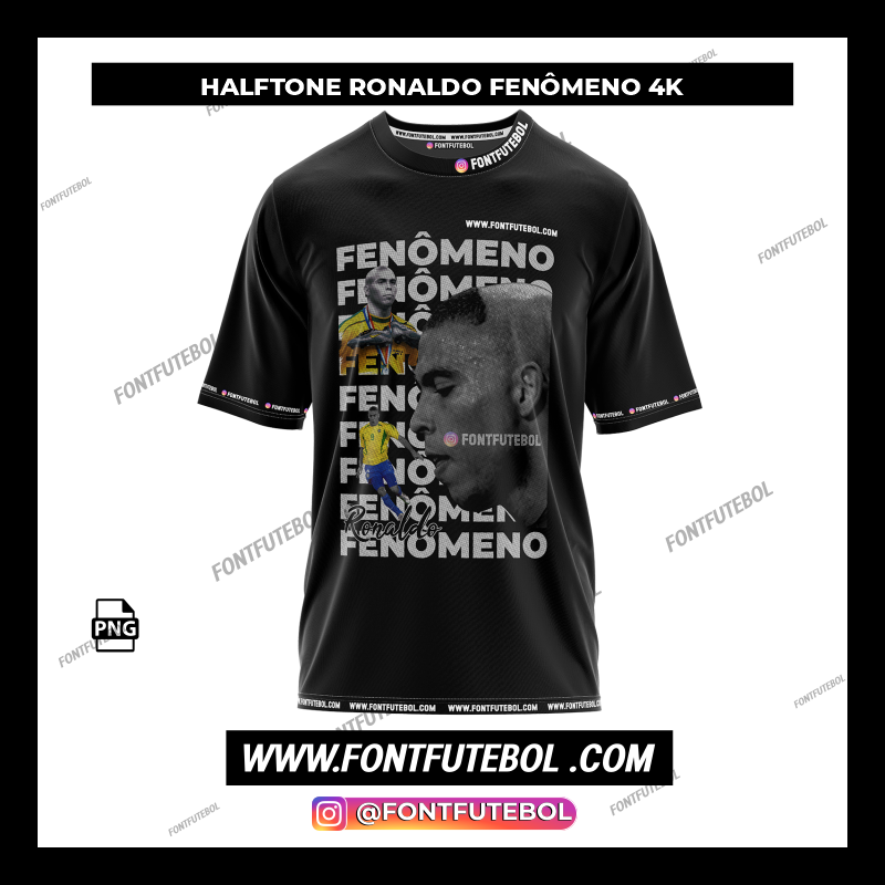 HALFTONE RONALDO FENÔMENO 4K