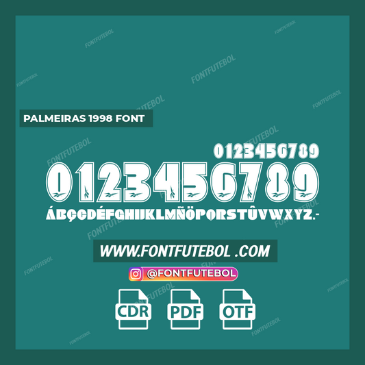 PALM TREASURE 1998/1999 FONT