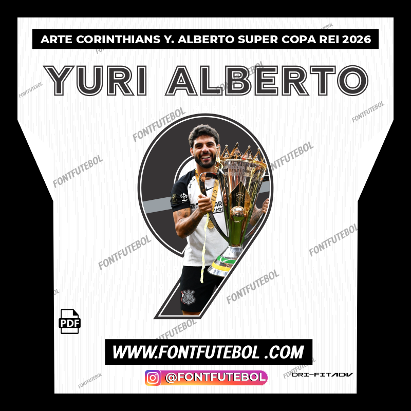 ARTE CORINTHIANS YURI ALBERTO SUPER COPA REI 2026