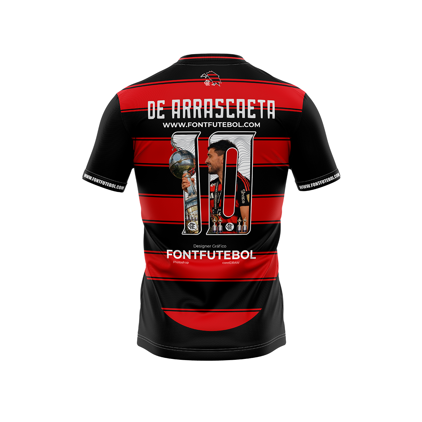 kit Tetra Rubro-Negro – Artes Exclusivas Libertadores 2025